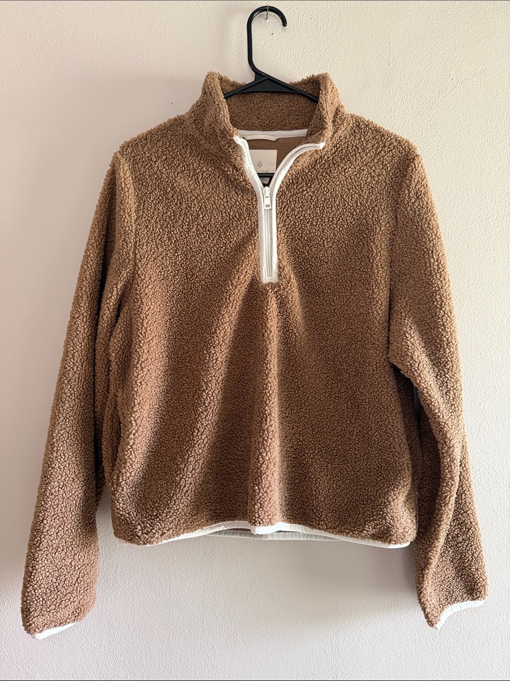 Aspen teddy 3/4 zip size medium